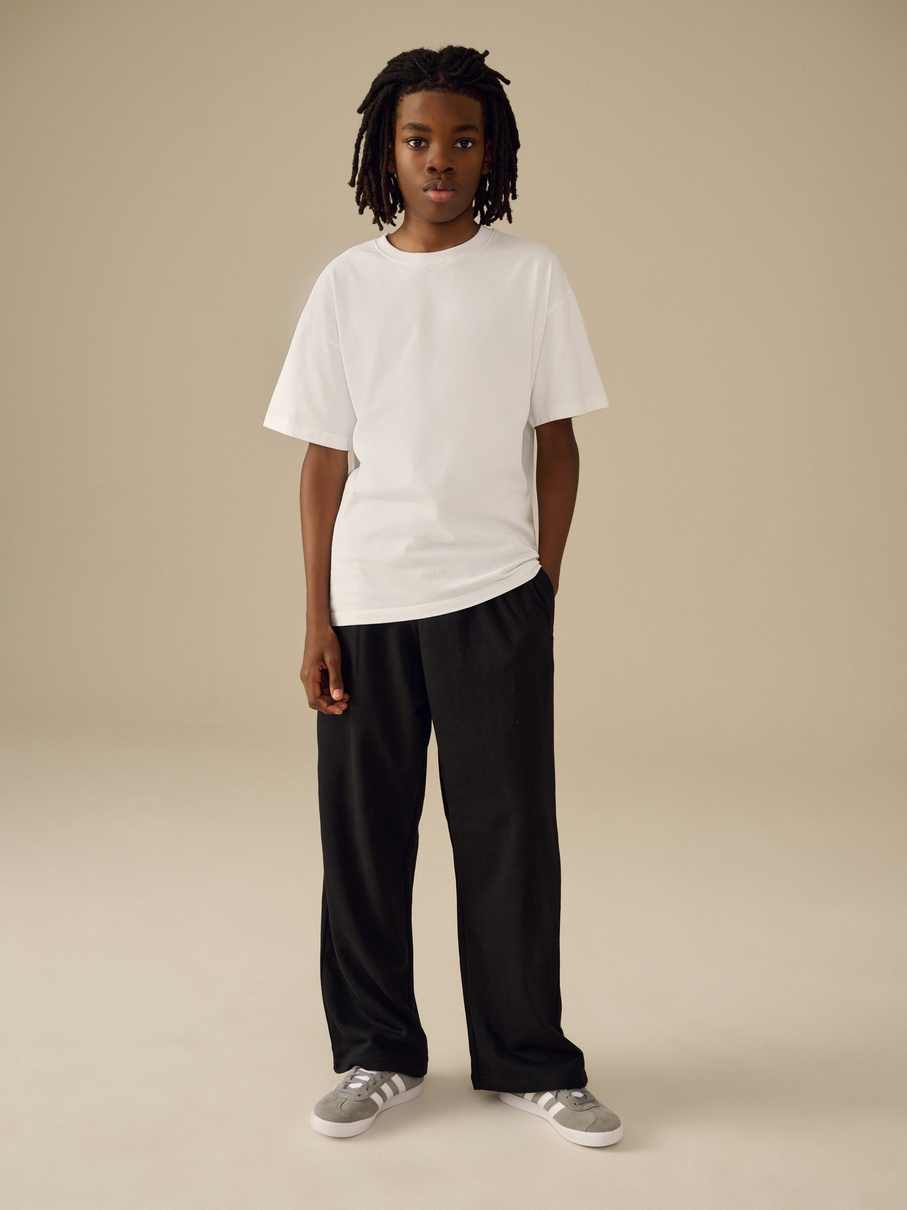 Dsiney Kidz - Black Wide Fit Joggers (3-16yrs) image 2