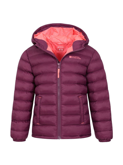 Dsiney Kidz - Mountain Warehouse Dark Pink Seasons II Water-Resistant Padded Jacket image 2