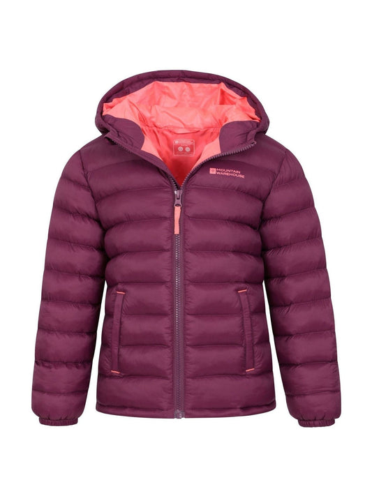 Dsiney Kidz - Mountain Warehouse Dark Pink Seasons II Water-Resistant Padded Jacket image 2