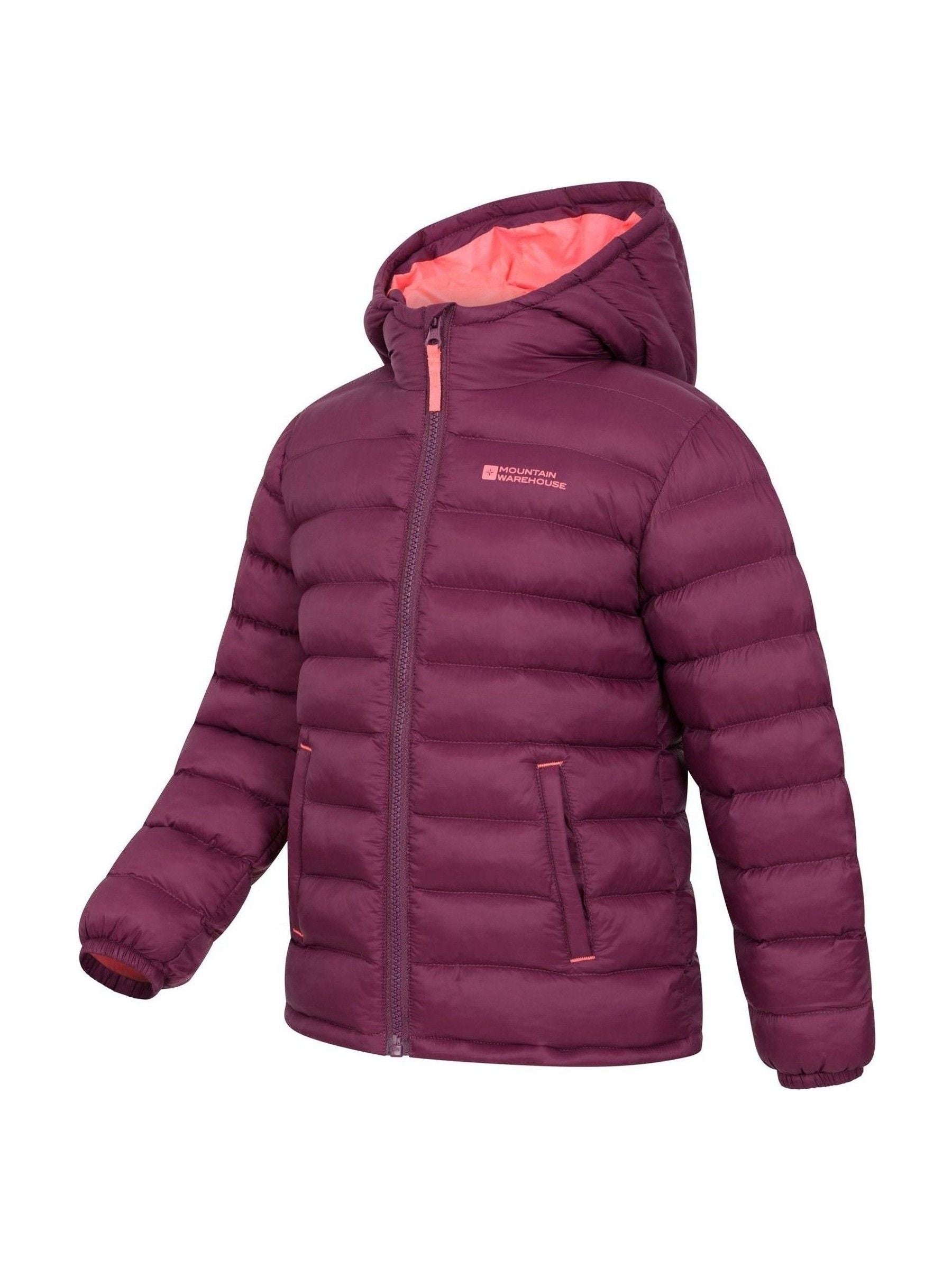 Dsiney Kidz - Mountain Warehouse Dark Pink Seasons II Water-Resistant Padded Jacket image 4