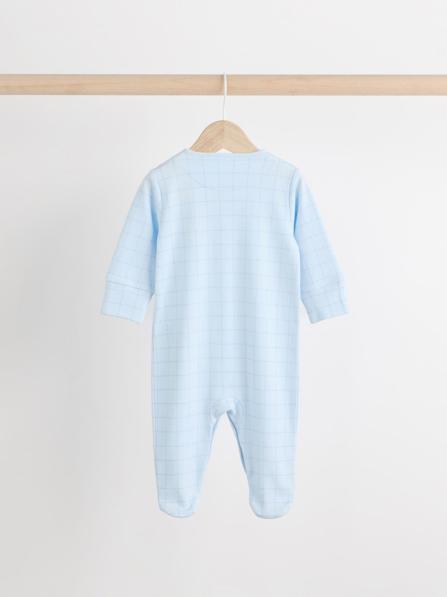 Blue Cath Kidston Cars Baby 100% Cotton Sleepsuits 3 Pack
