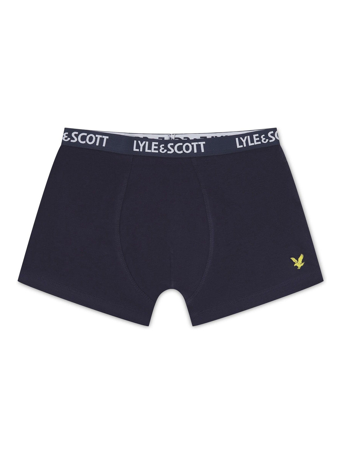 Dsiney Kidz - Lyle & Scott Blue/White/Grey Markus Underwear Boxer Trunks 3 Pack image 2