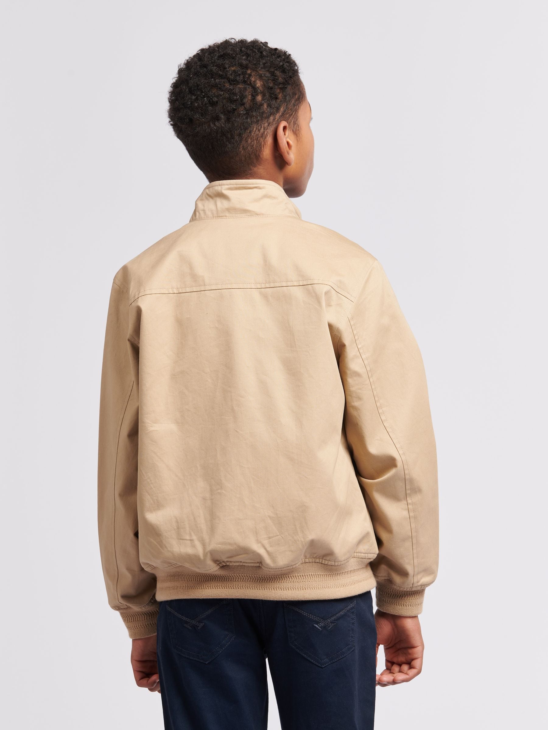 Dsiney Kidz - U.S. Polo Assn. Brown Twill Harrington Jacket image 4