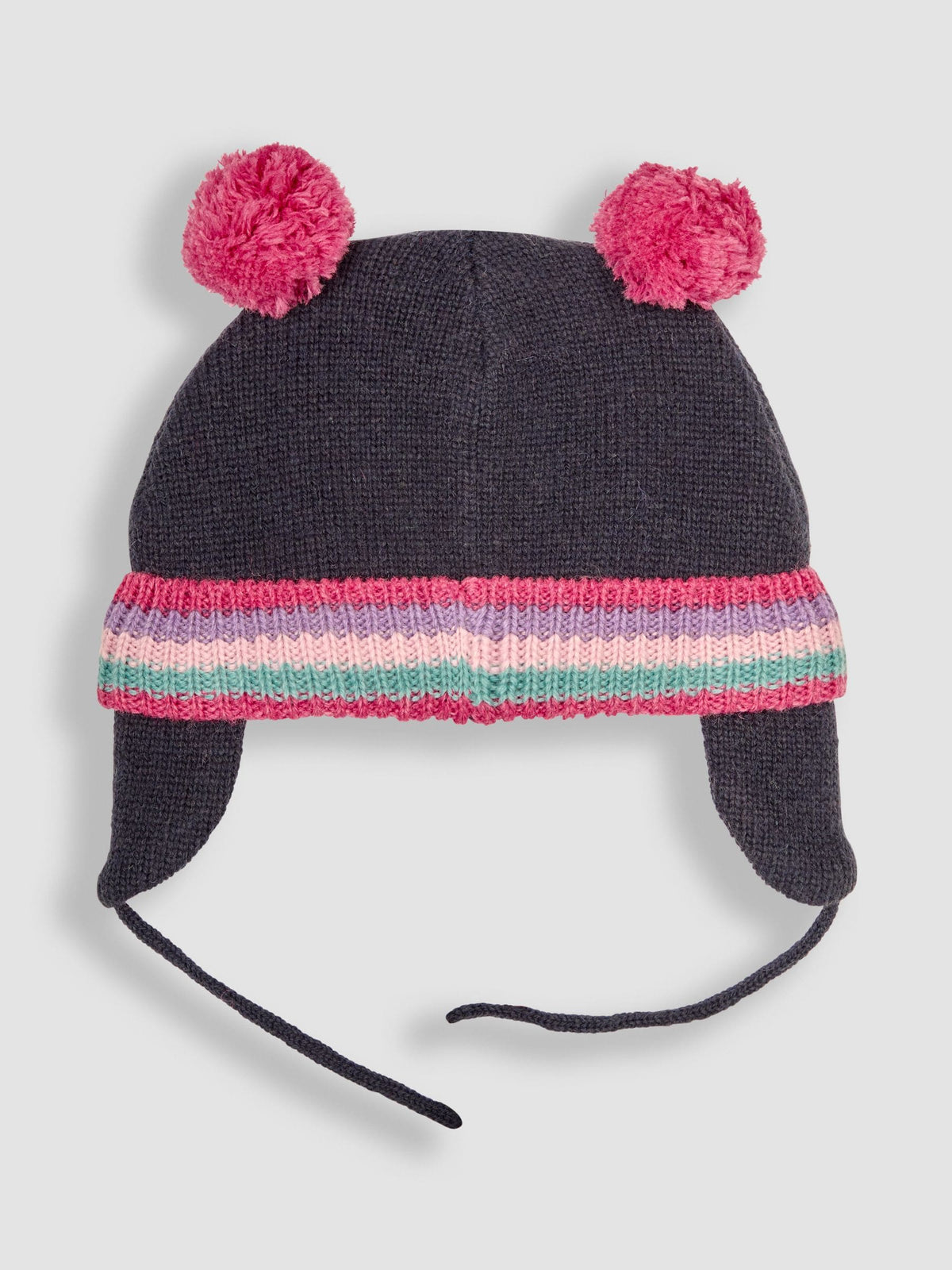 JoJo Maman Bébé Navy Unicorn Applique Hat image 2