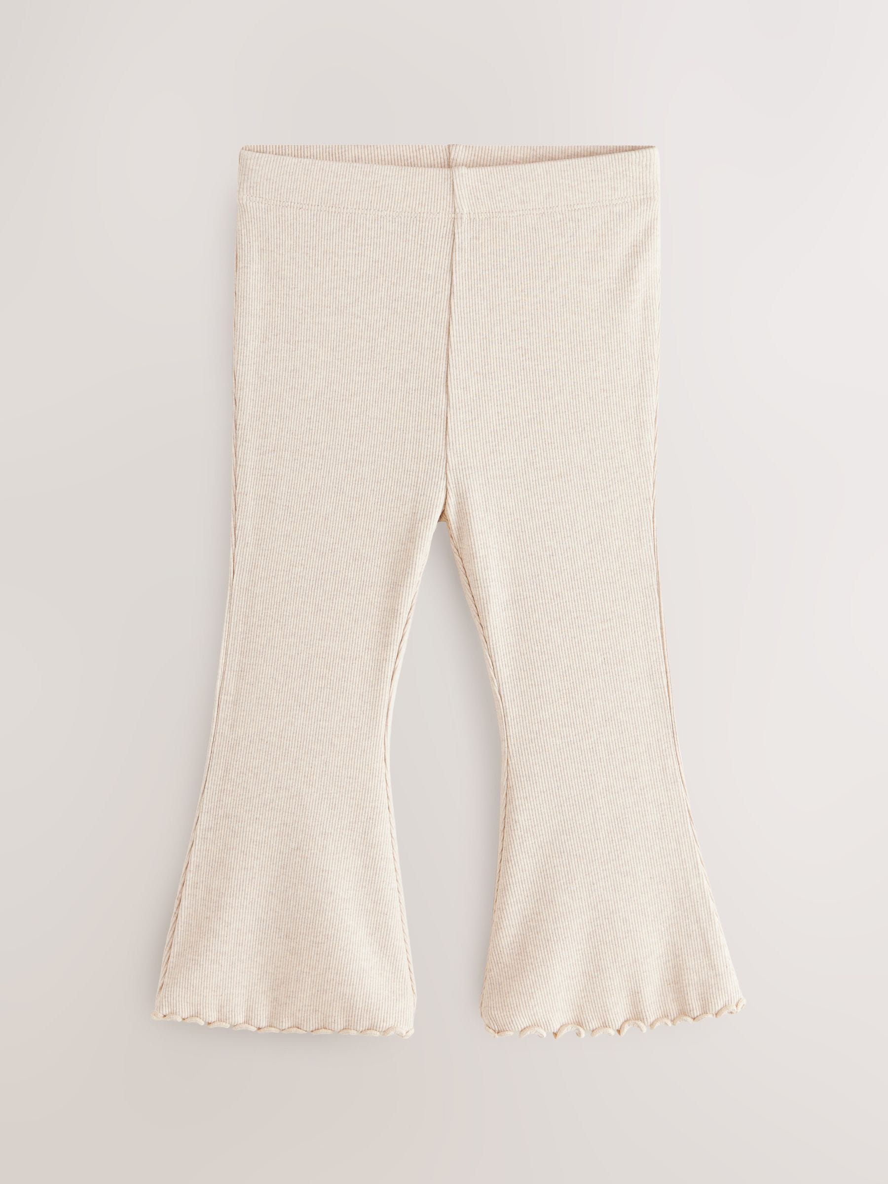 Multi Ribbed Flare Leggings 5 Pack (3mths-7yrs) image 5