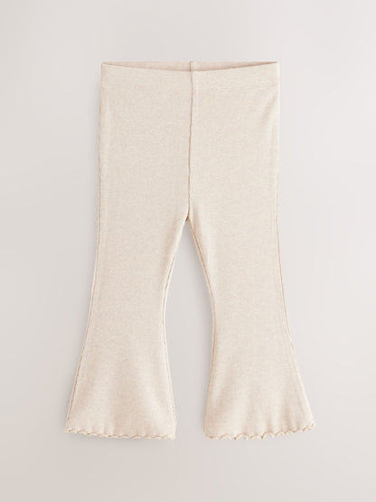 Multi Ribbed Flare Leggings 5 Pack (3mths-7yrs) image 5