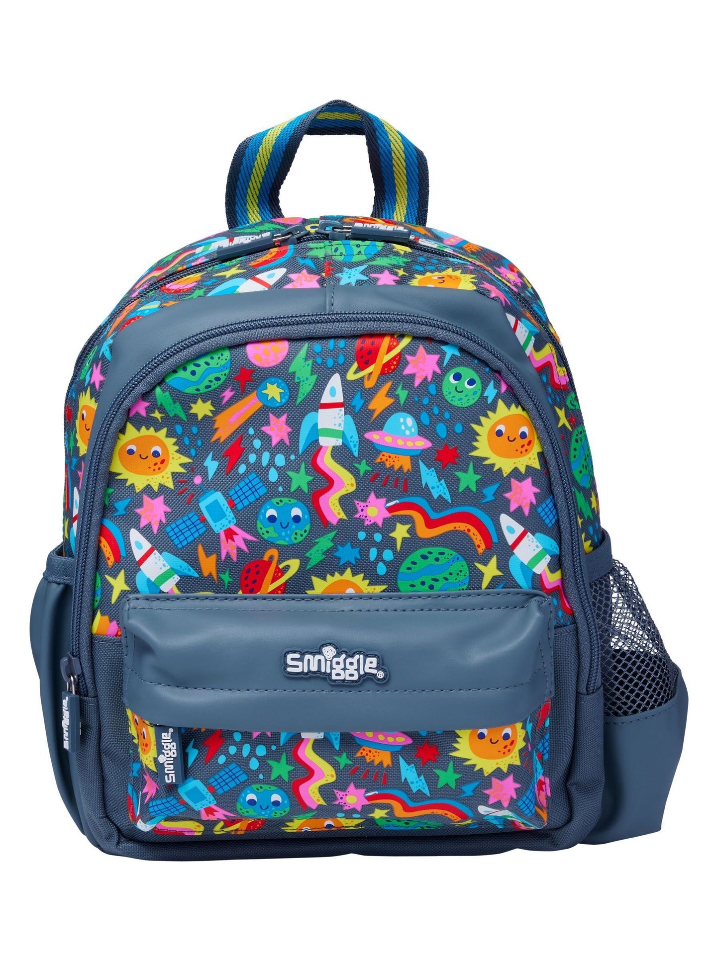 Smiggle Grey Little Journeys Teeny Tiny Backpack image 1