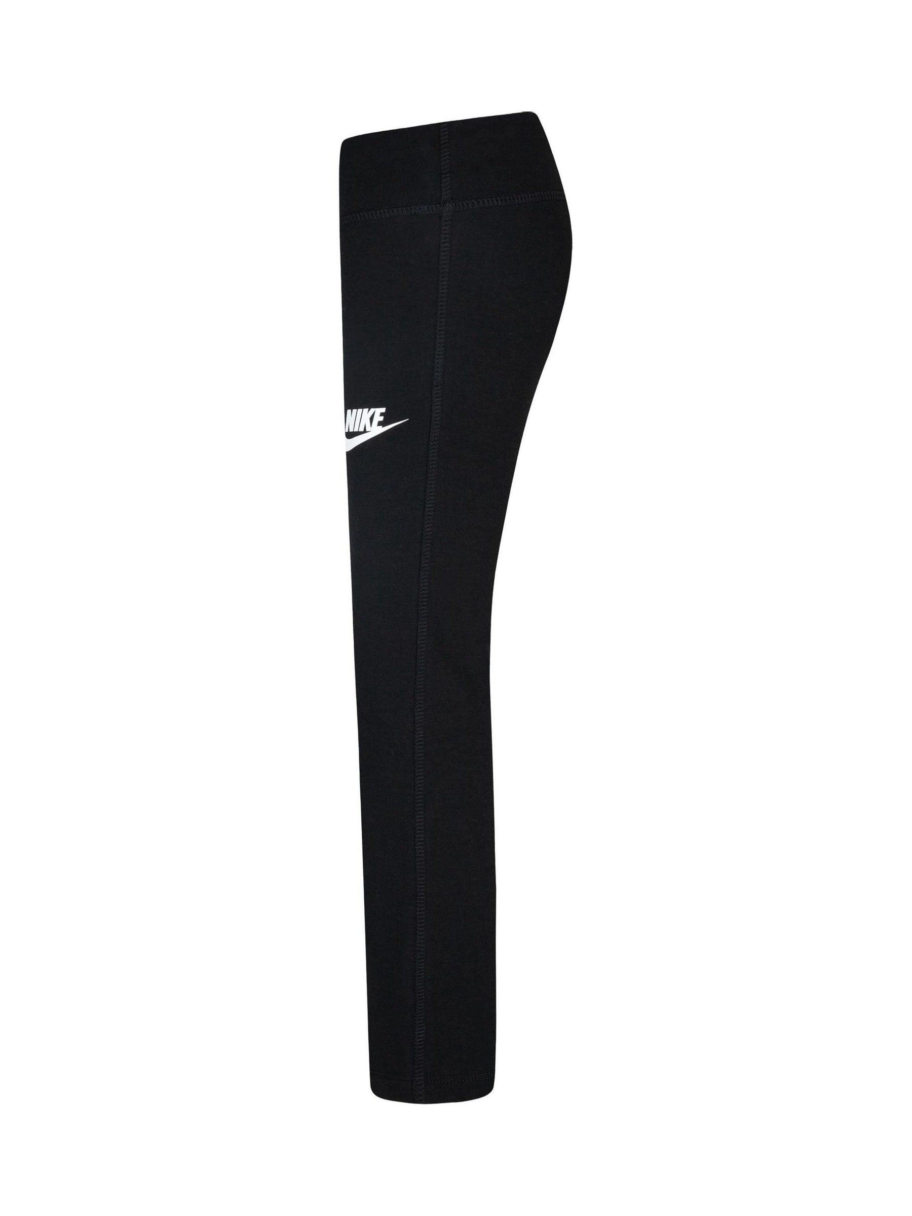 Nike Black Little Kids LBR Flared Leggings image 3