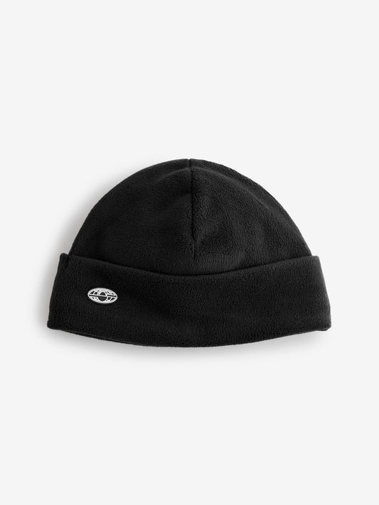 Black Fleece Beanie Hat (1-16yrs) image 1
