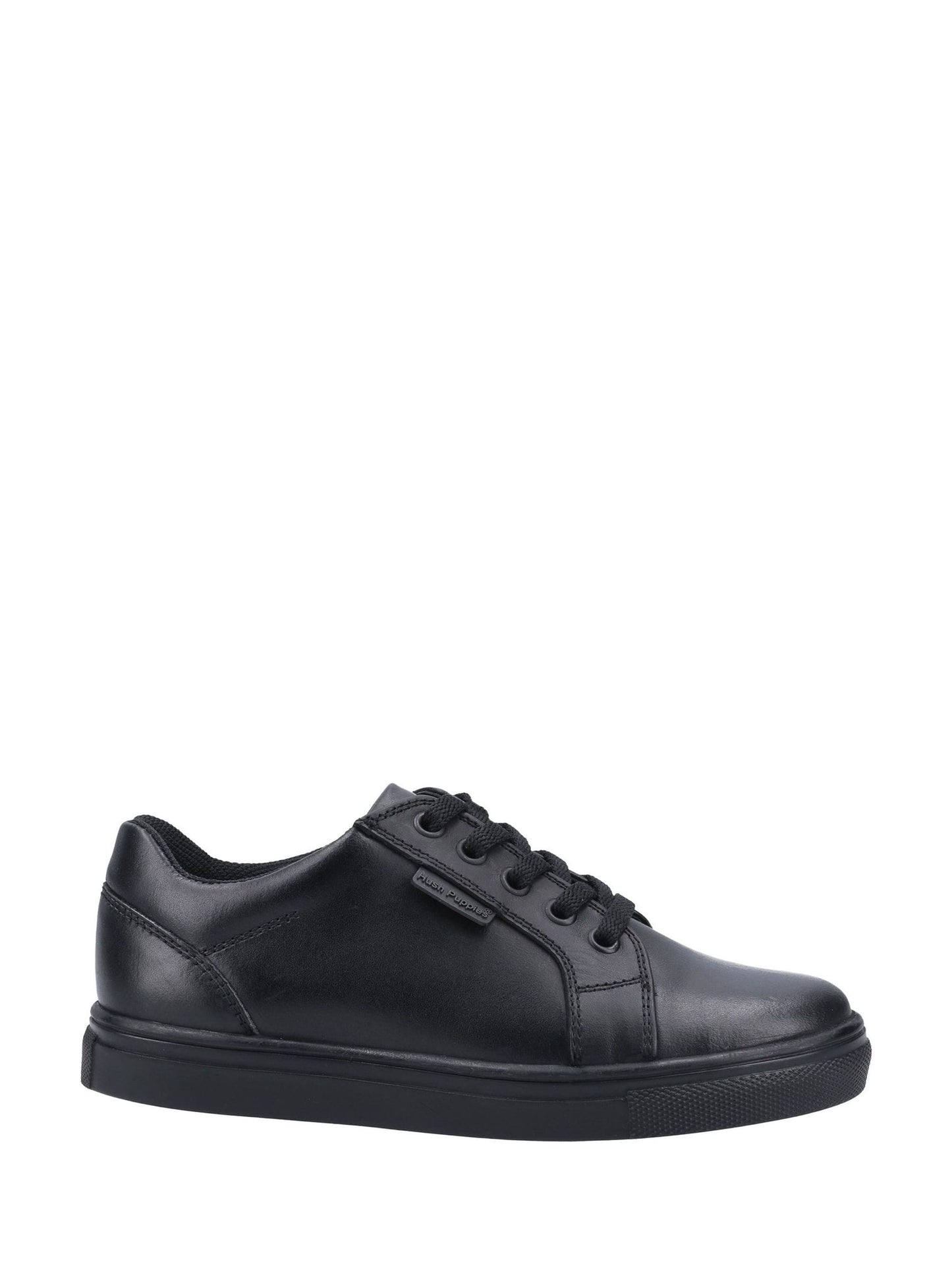 Hush Puppies Black Sam Senior School Shoes image 1
