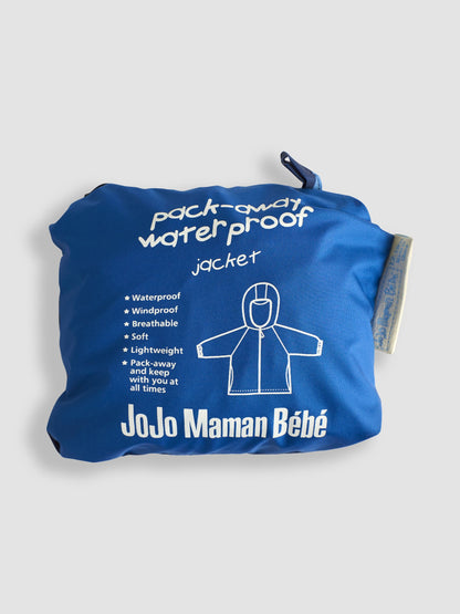 Dsiney Kidz - JoJo Maman Bébé Blue Dinosaur Pack-Away Rain Jacket image 4