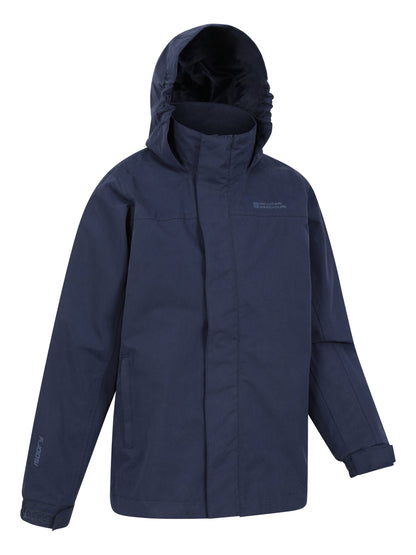 Dsiney Kidz - Mountain Warehouse Blue Solar Waterproof Jacket image 2