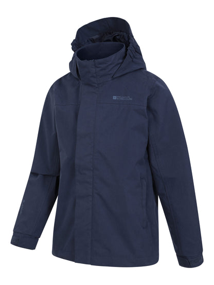 Dsiney Kidz - Mountain Warehouse Blue Solar Waterproof Jacket image 3