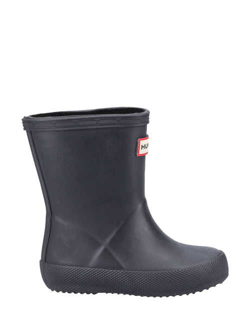 Hunter Black Kids First Matte Wellies image 1