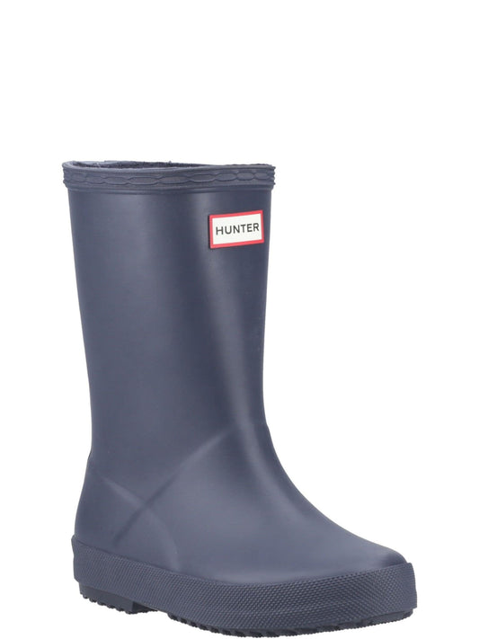 Hunter Navy Kids First Matte Wellies image 1
