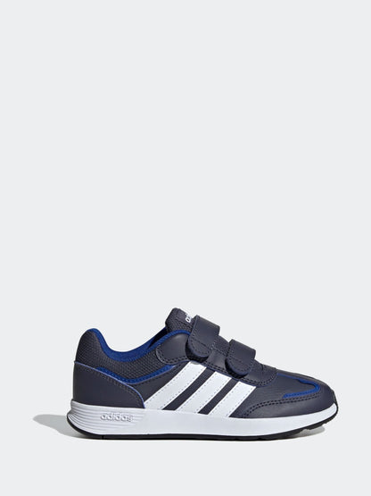 adidas Navy/White Tensaur Switch Hook and Loop Kids Trainers image 1