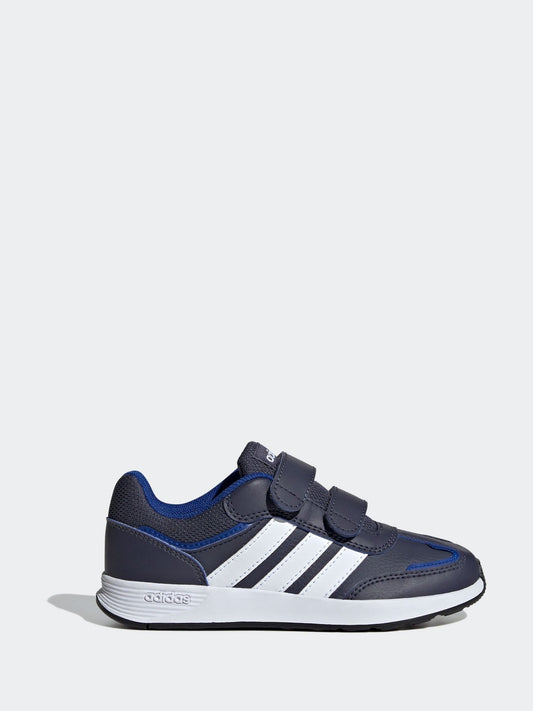 adidas Navy/White Tensaur Switch Hook and Loop Kids Trainers image 1