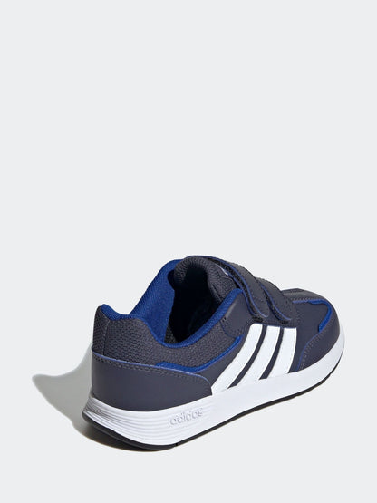 adidas Navy/White Tensaur Switch Hook and Loop Kids Trainers image 4