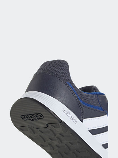 adidas Navy/White Tensaur Switch Hook and Loop Kids Trainers image 7