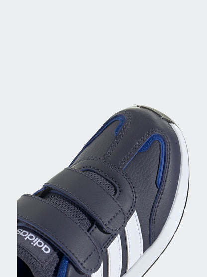 adidas Navy/White Tensaur Switch Hook and Loop Kids Trainers image 8