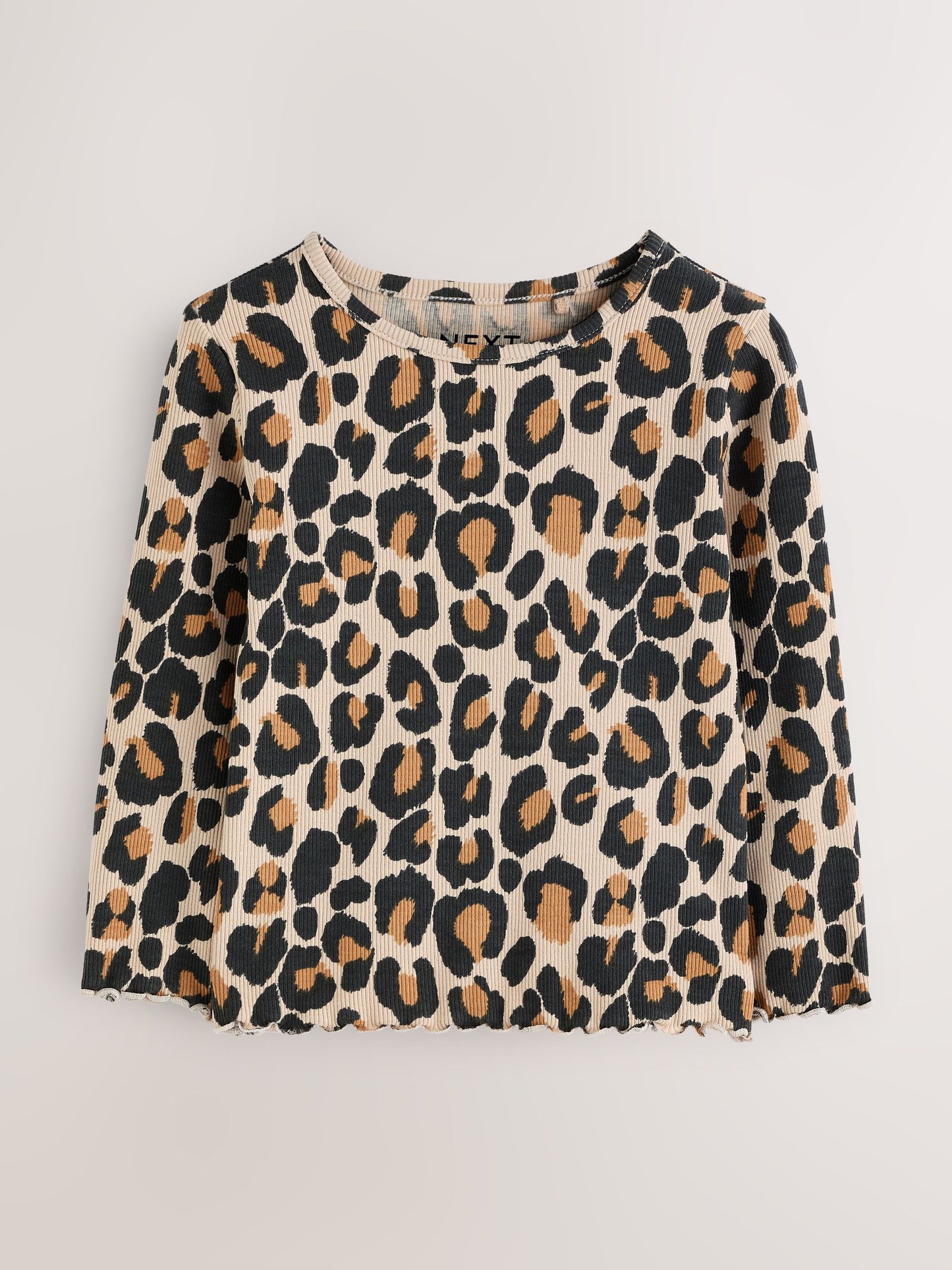 Dsiney Kidz - Animal Leopard Print Cotton Rich Long Sleeve Rib T-Shirt (3mths-7yrs) image 6