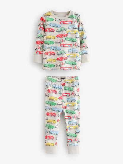 Blue/White Cars Cath Kidston Snuggle Pyjamas 3 Pack image 5
