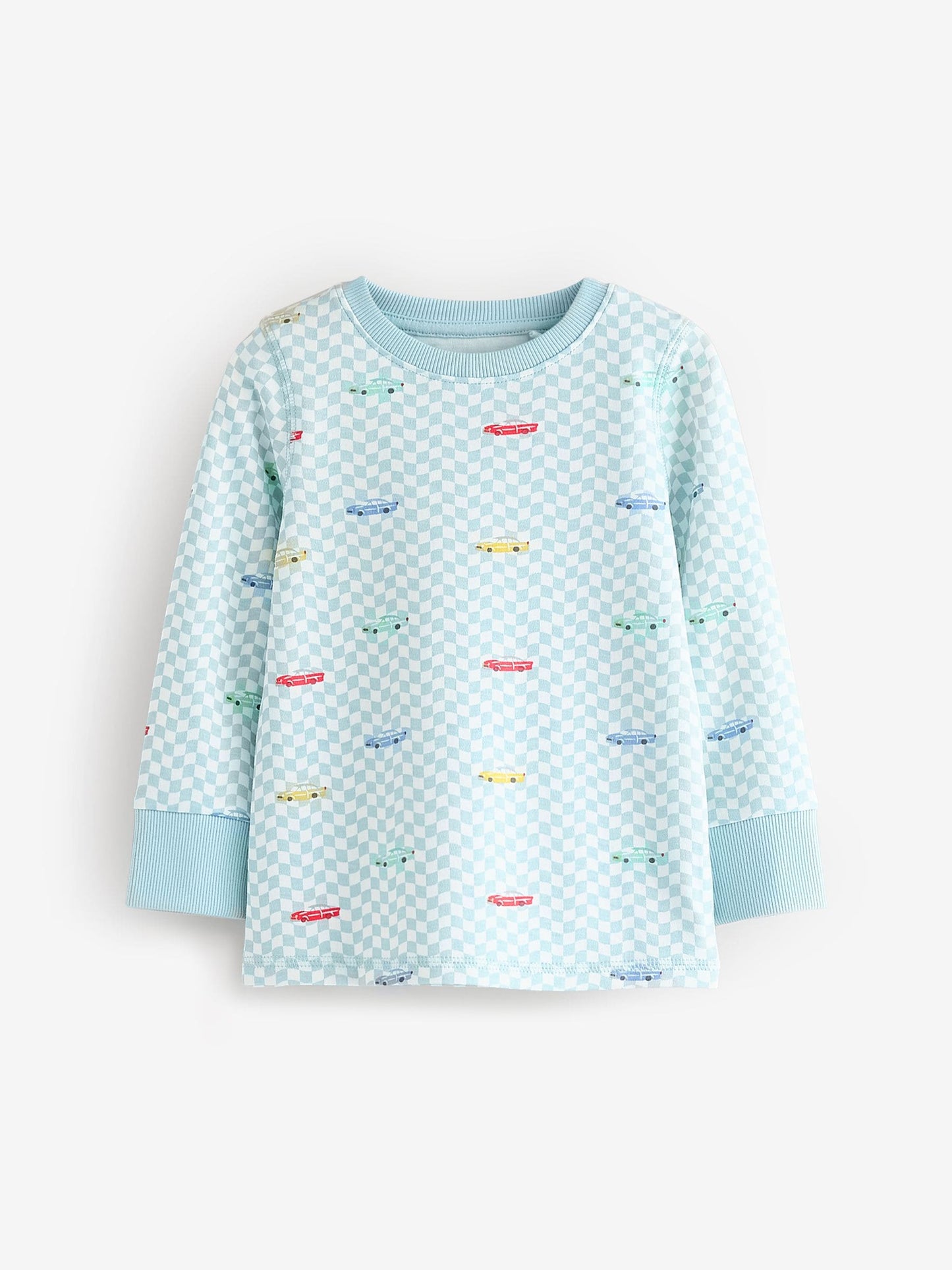 Blue/White Cars Cath Kidston Snuggle Pyjamas 3 Pack image 7