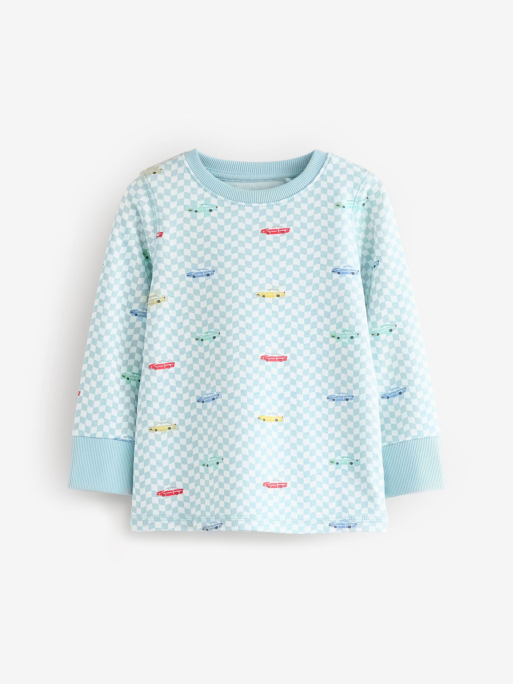Blue/White Cars Cath Kidston Snuggle Pyjamas 3 Pack image 7