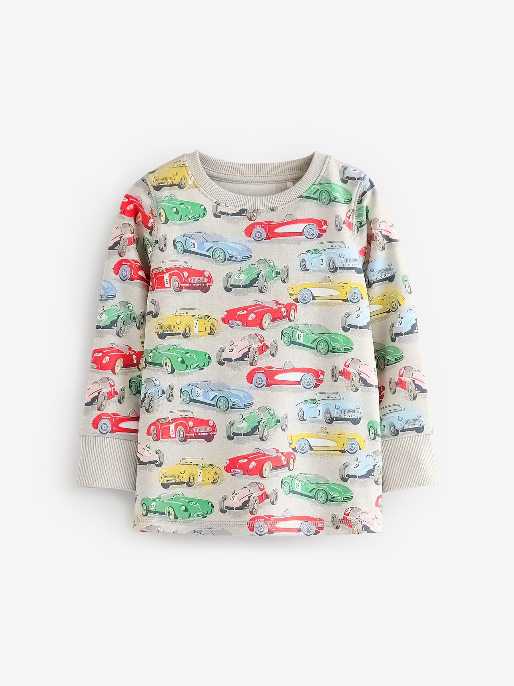 Blue/White Cars Cath Kidston Snuggle Pyjamas 3 Pack image 8