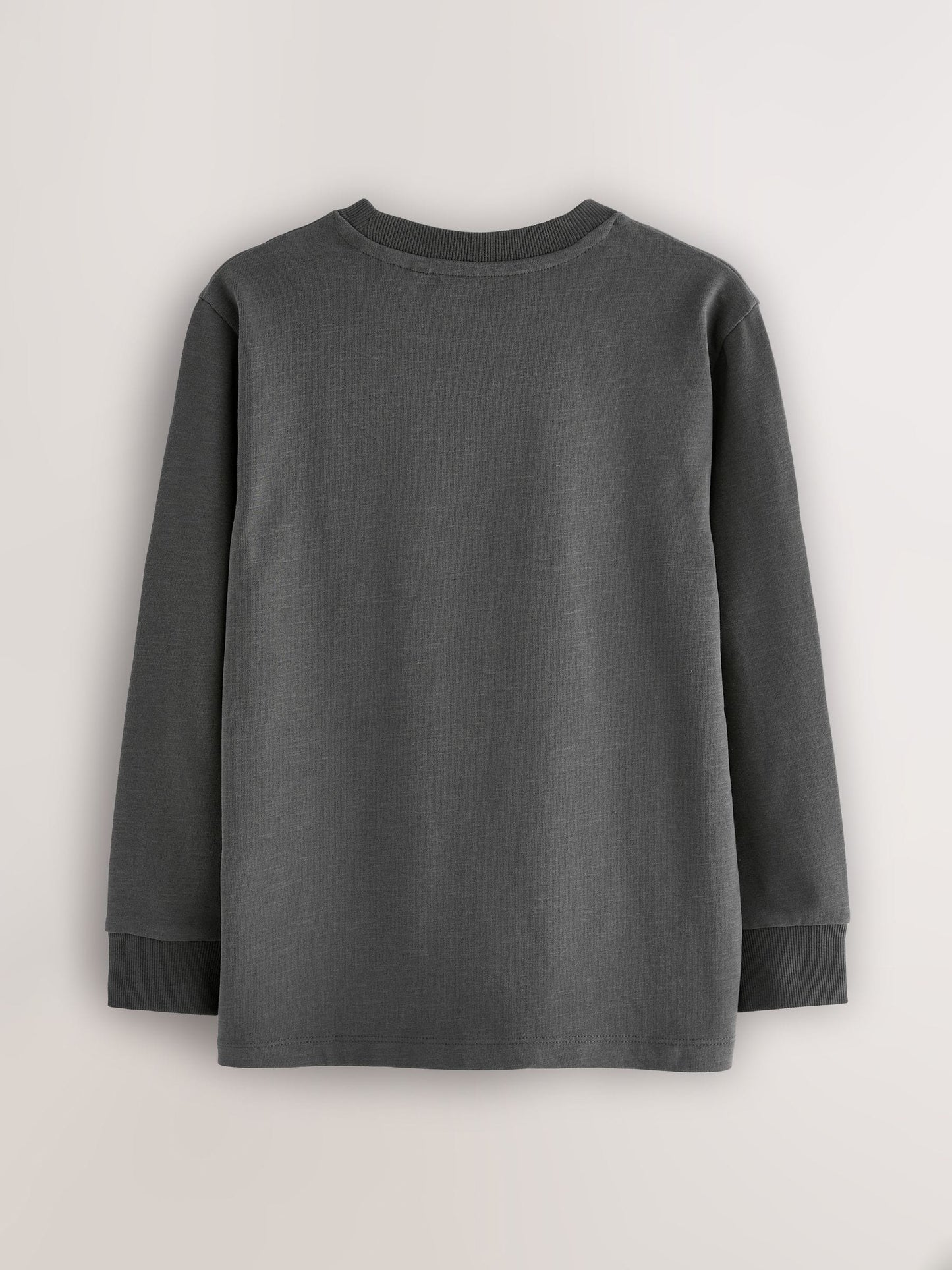Dsiney Kidz - Charcoal Grey Regular Fit Long Sleeve Cosy T-Shirt (3-16yrs) image 2