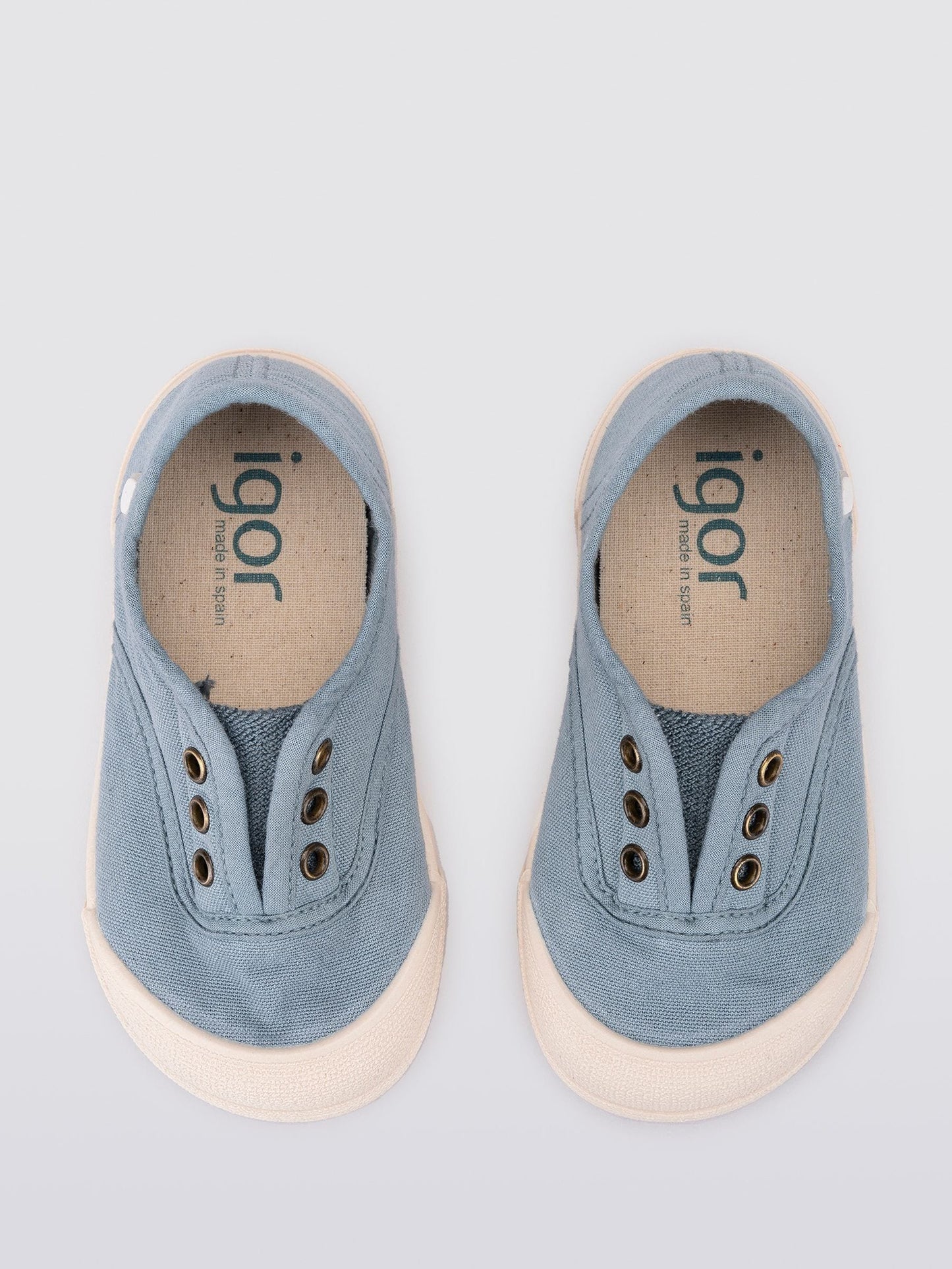 Igor Light Blue Lona Canvas Plimsolls Shoes image 2
