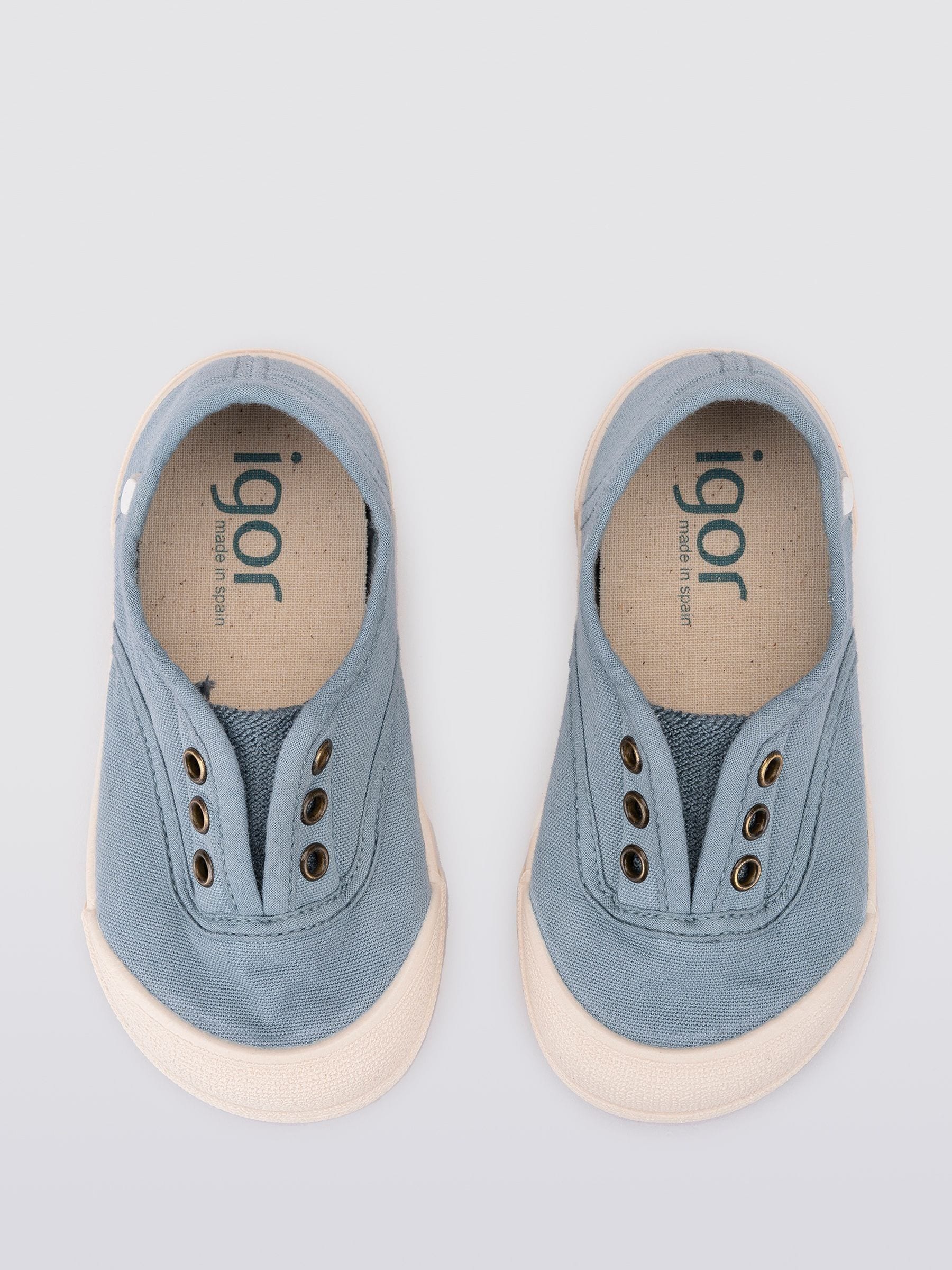 Igor Light Blue Lona Canvas Plimsolls Shoes image 2