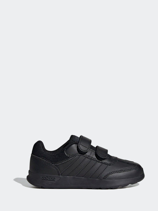 adidas Black Chrome Tensaur Switch Hook and Loop Kids Trainers image 1
