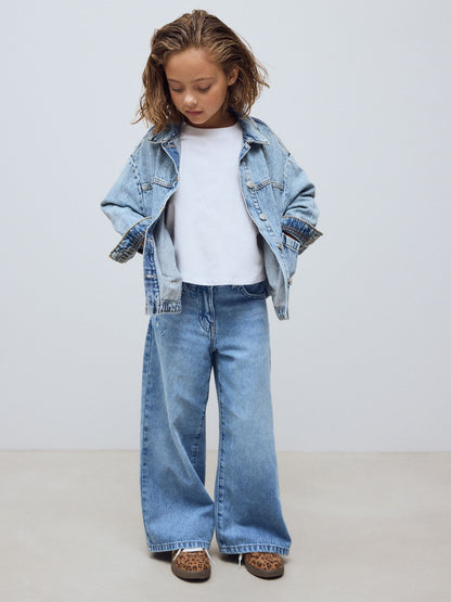 Dsiney Kidz - Denim Extra Wide Leg Jeans (6-16yrs) image 2