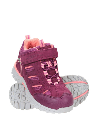 Mountain Warehouse Pink Junior Drift Waterproof Walking Boots image 3