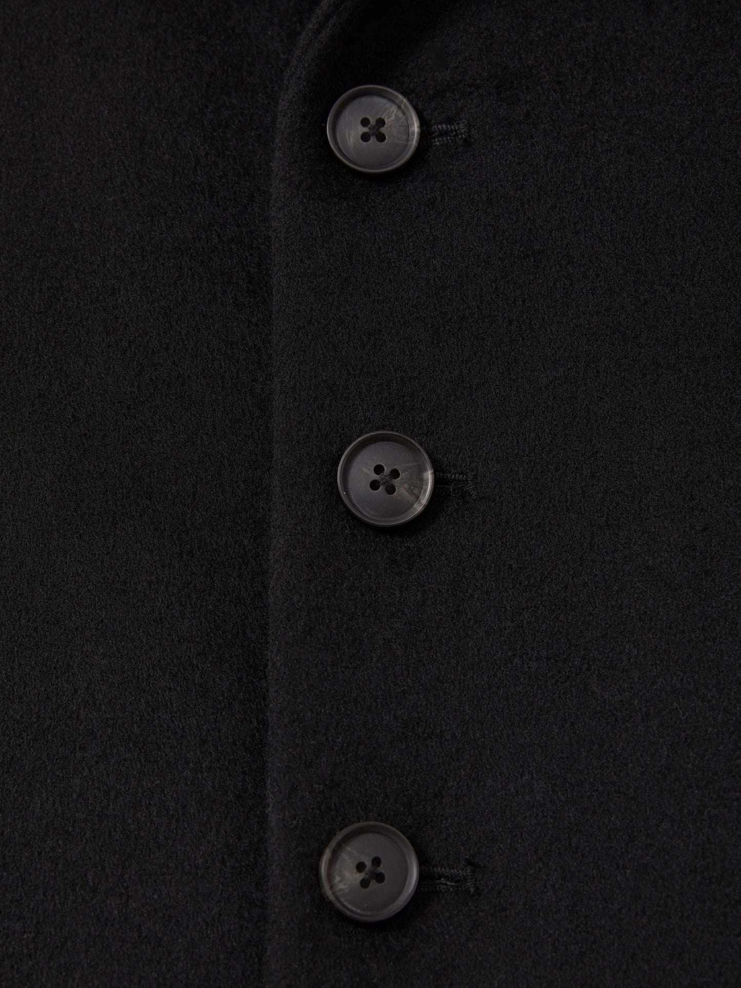 Dsiney Kidz - Reiss Black Gable 3-9 yrs Single Breasted Overcoat image 4