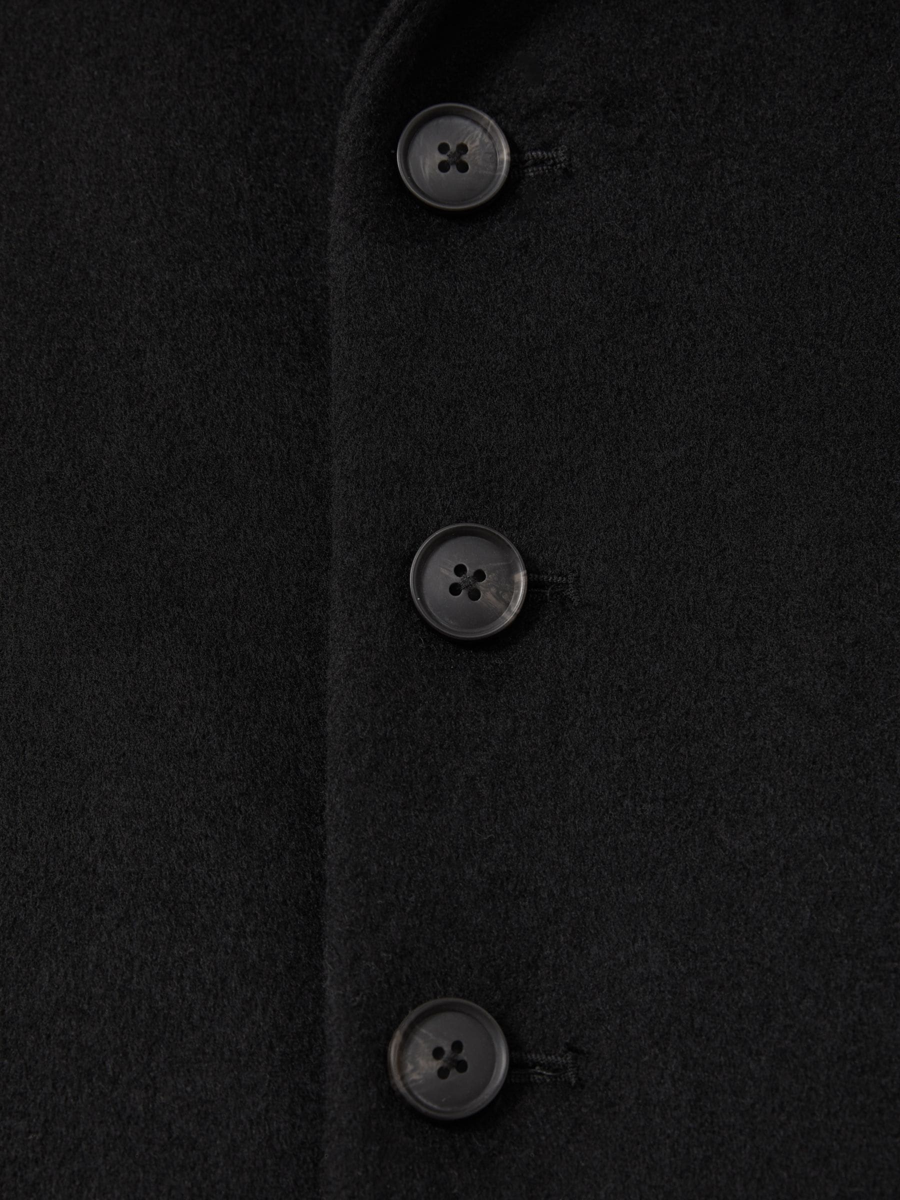 Dsiney Kidz - Reiss Black Gable 3-9 yrs Single Breasted Overcoat image 4