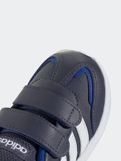 adidas Navy/White Tensaur Switch Hook and Loop Infant Trainers image 7