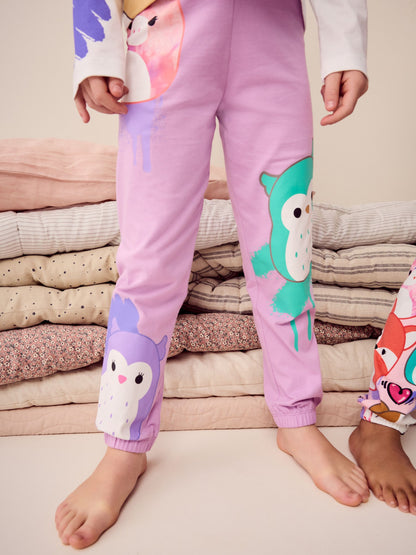 White/Pink/Purple Squishmallows Pyjamas 2 Pack (5-14yrs)