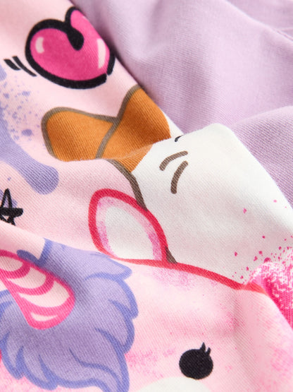 White/Pink/Purple Squishmallows Pyjamas 2 Pack (5-14yrs)