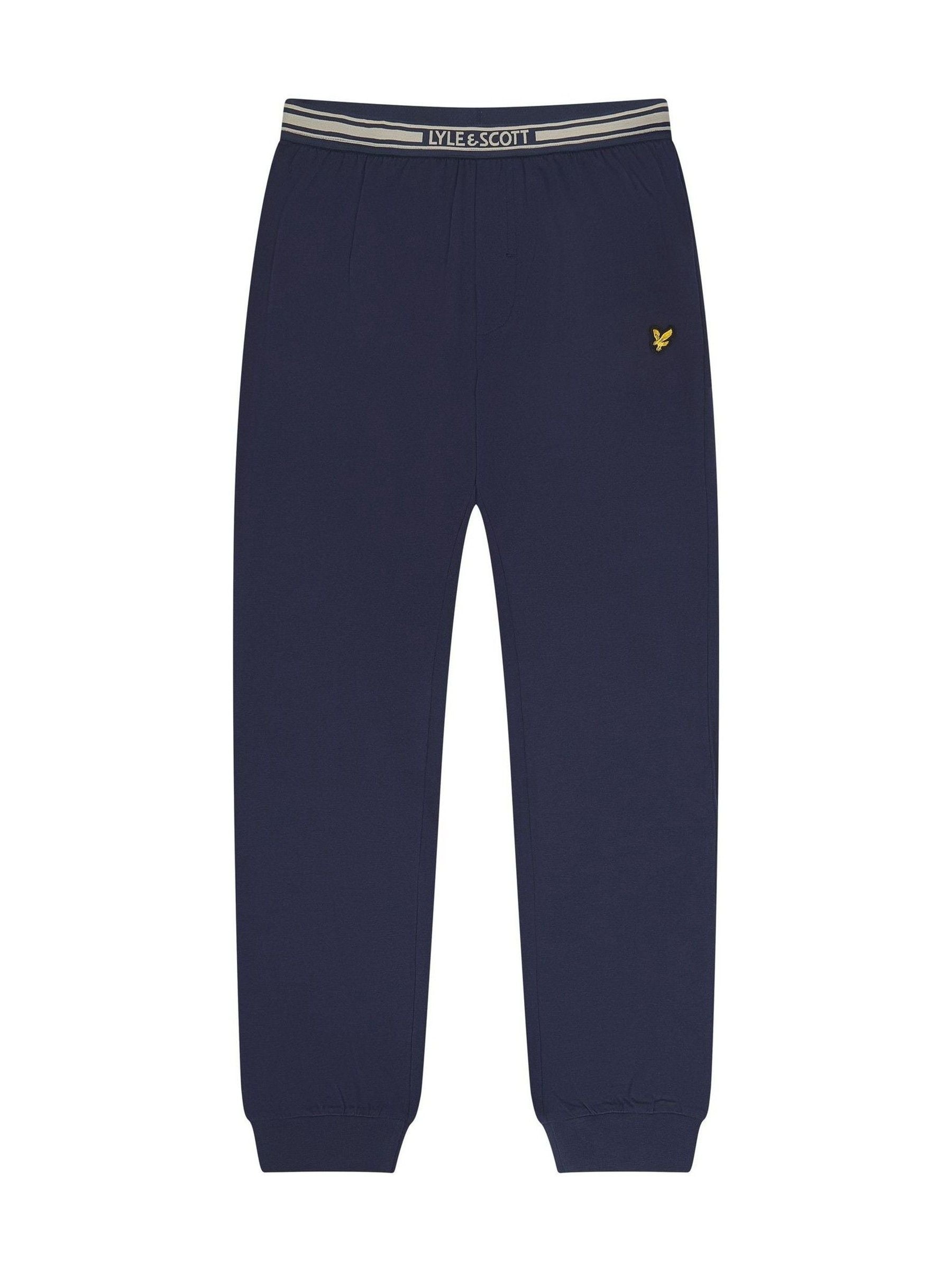Dsiney Kidz - Lyle & Scott Grey Boys Onyx T-Shirt And Cuffed Pant Set image 3