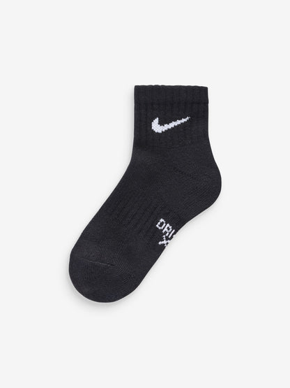 Nike Black Kids Little Performance Ankle Socks 6 Pack image 2