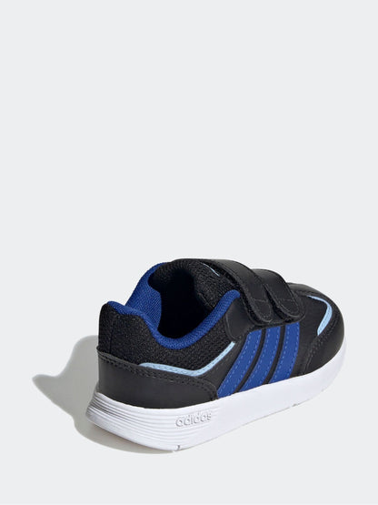 adidas Black/Navy Tensaur Switch Hook and Loop Infant Trainers image 4