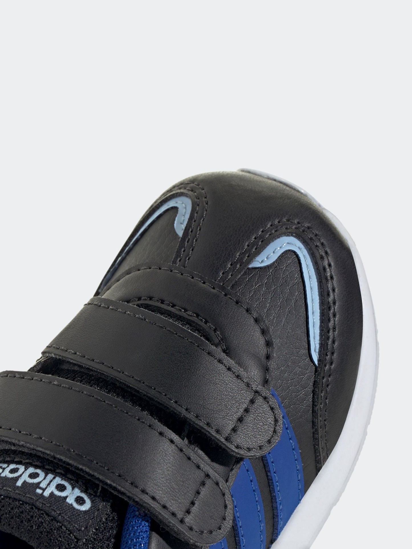 adidas Black/Navy Tensaur Switch Hook and Loop Infant Trainers image 6