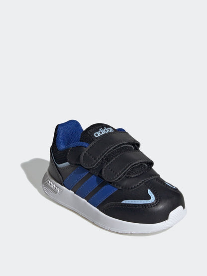 adidas Black/Navy Tensaur Switch Hook and Loop Infant Trainers image 8