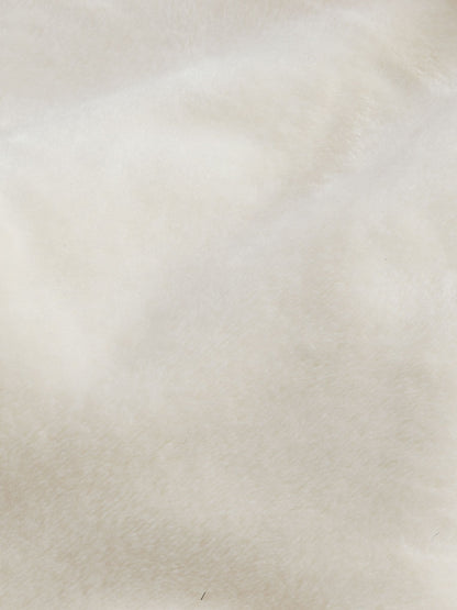 Cream Velour Baby Beanie Hats 2 Pack (0-12mths) image 4