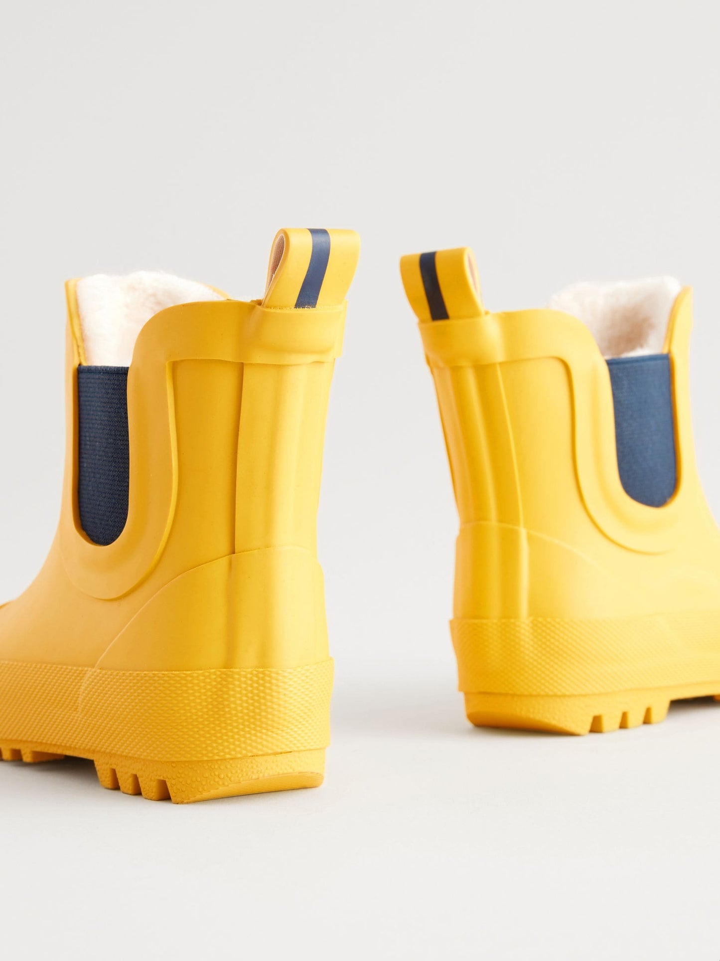 Yellow Warm Lined Ankle Wellies image 5