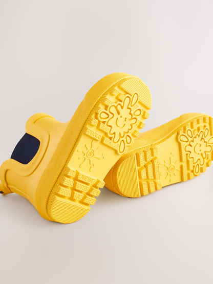 Yellow Warm Lined Ankle Wellies image 7