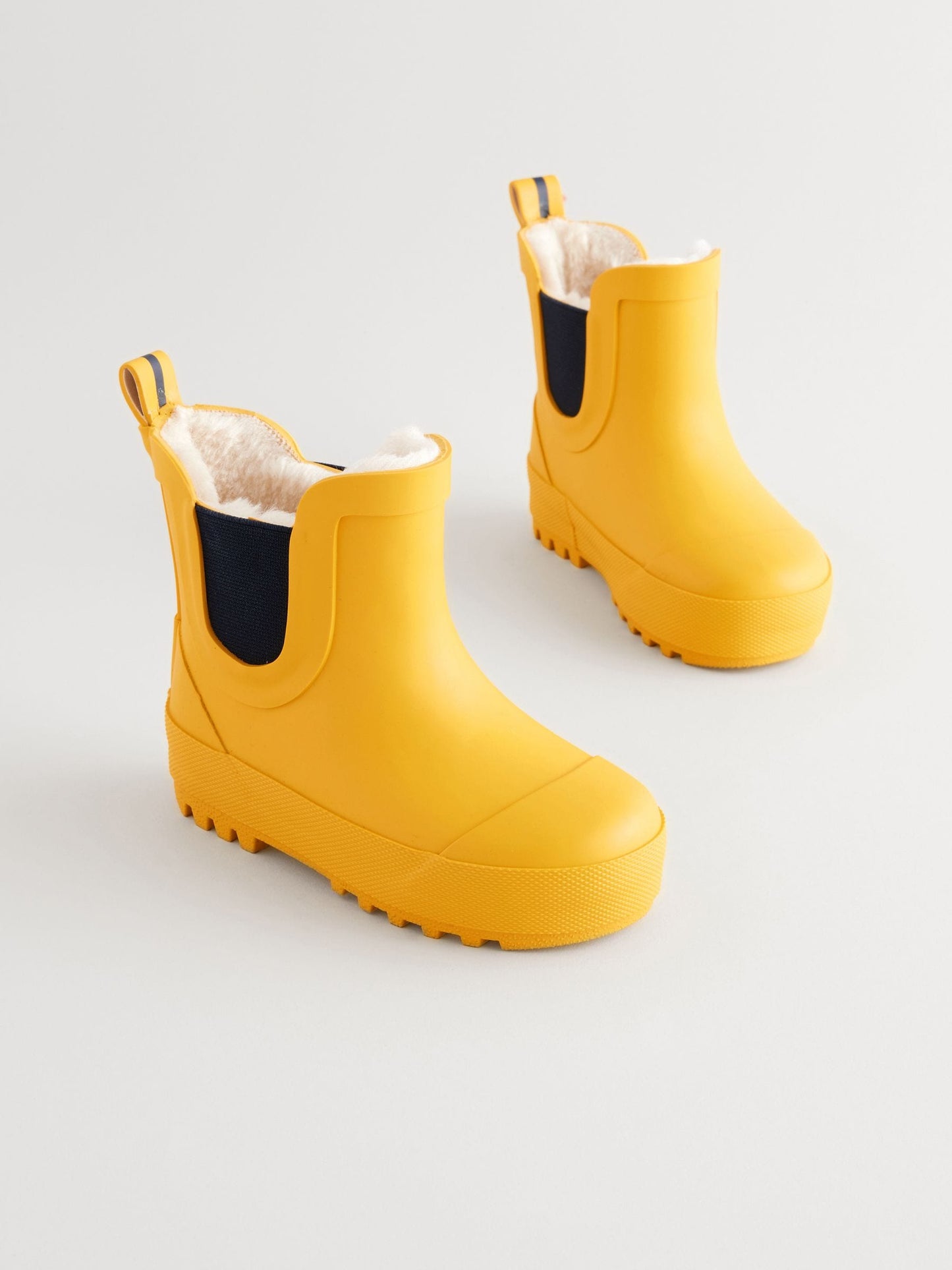 Yellow Warm Lined Ankle Wellies image 8