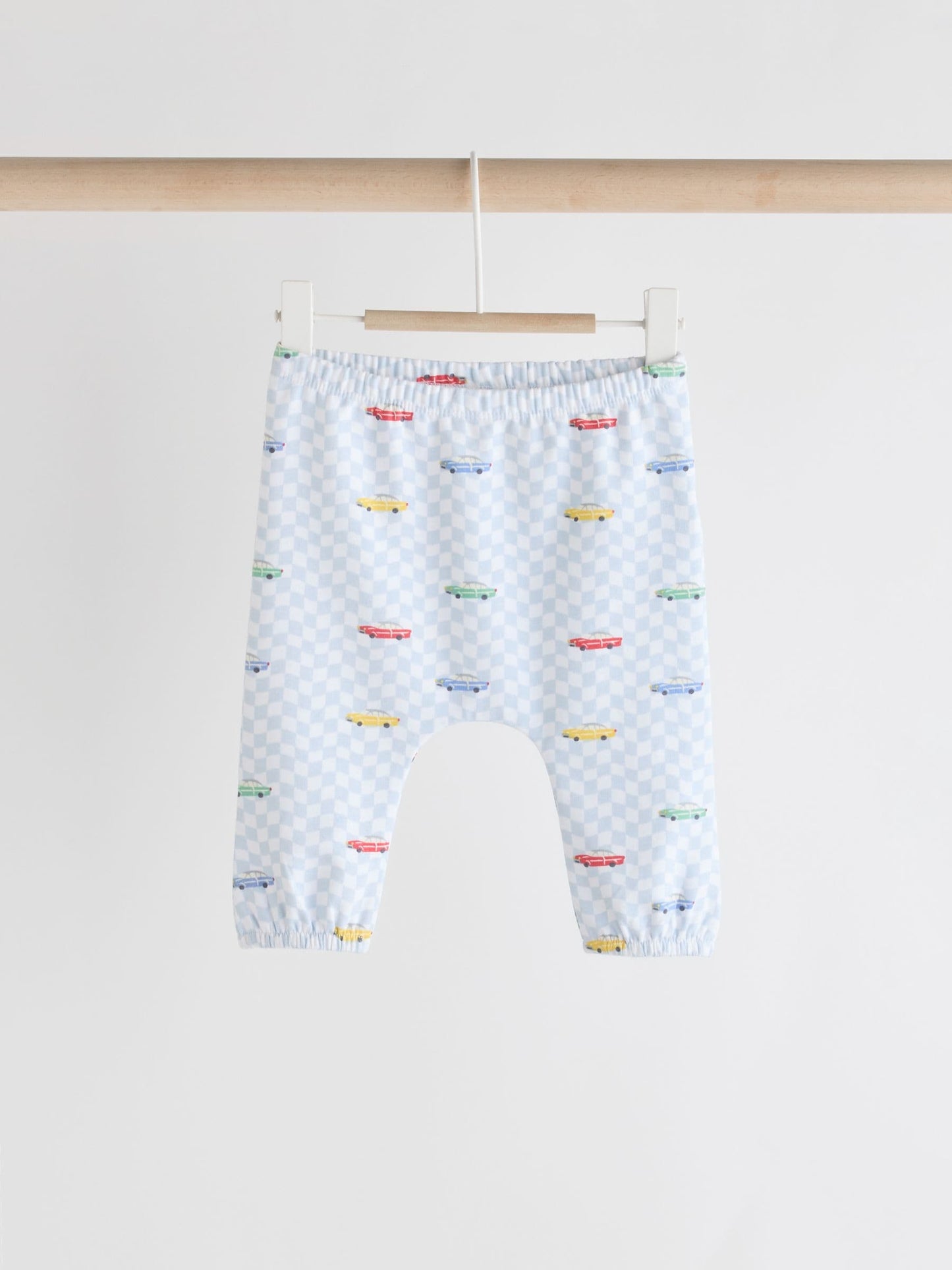 Cath Kidston Blue Checkerboard Transport Baby Sweatshirt and Joggers Set image 5